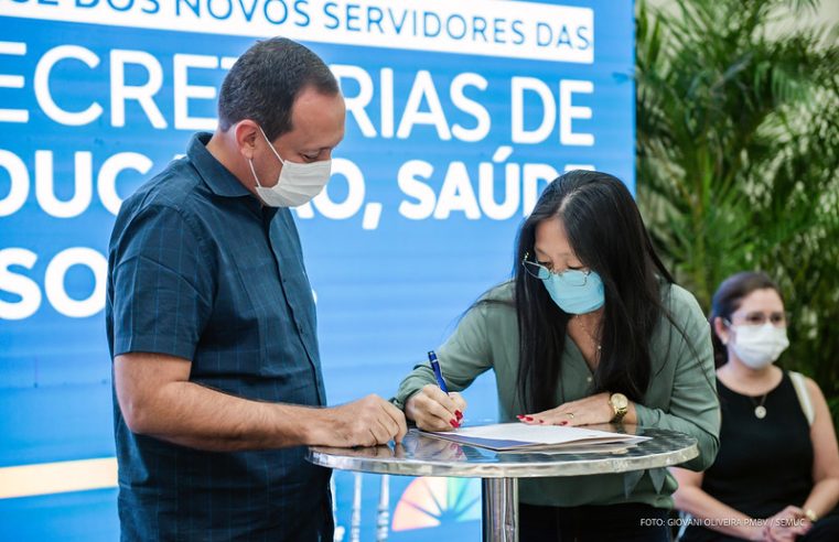 Prefeitura empossa novos concursados da educação e gestão social de Boa Vista