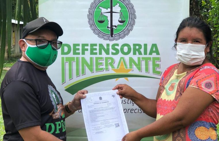 Defensoria Itinerante entrega certidões à população indígena de Pacaraima