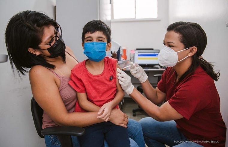 Prefeitura antecipa vacinação de crianças contra a Covid-19 para volta às aulas