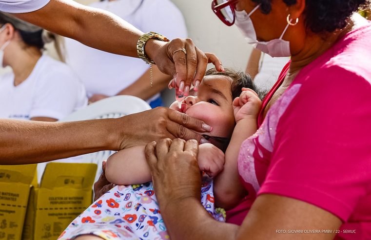 Campanha de multivacinação e vacinação contra a poliomielite começam no dia 8 em Boa Vista