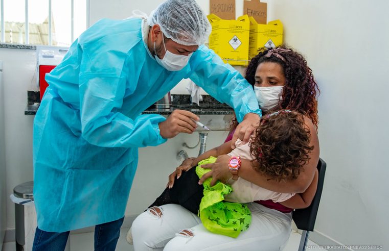 Campanha de vacinação contra poliomielite e de multivacinação seguem até o dia 9 de setembro em Boa Vista