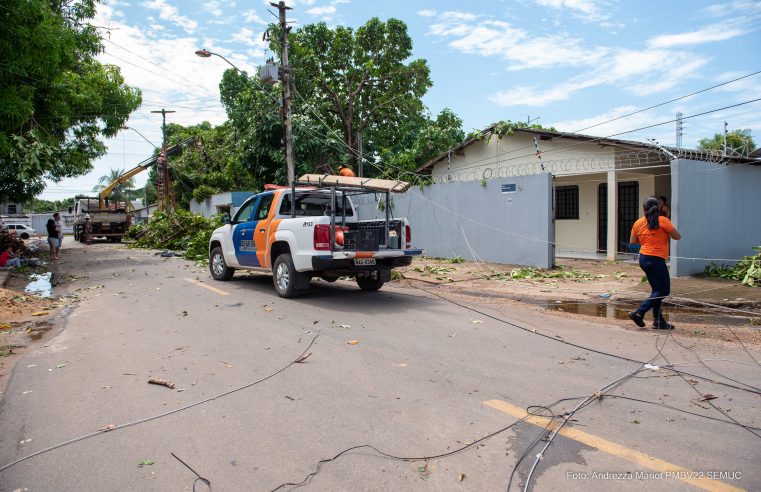 Defesa Civil intensifica ações nos bairros da capital após fortes chuvas