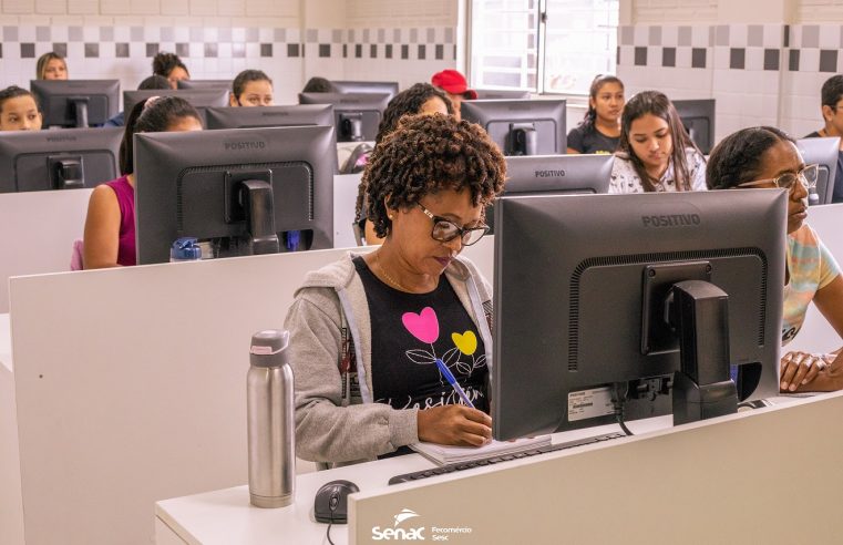 Senac Roraima lança editais com mais de 100 vagas em cursos gratuitos