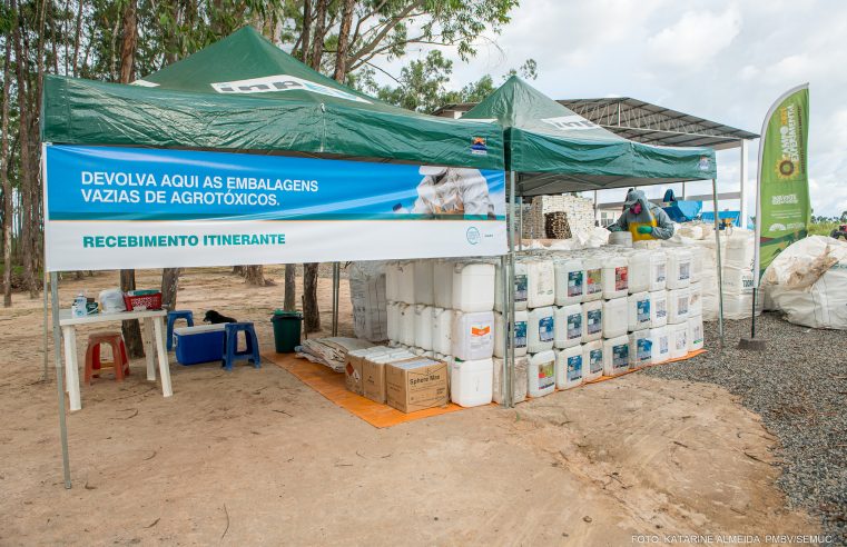 Prefeitura de Boa Vista cria pontos para recolher embalagens vazias de defensivos agrícolas