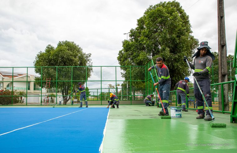 Praças de Boa Vista passam por revitalização