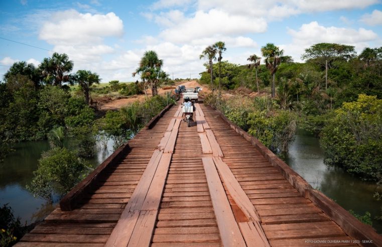 Ponte na região do Bom Intento é interditada para obra de reconstrução