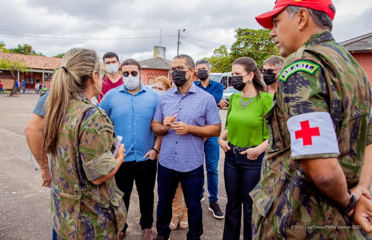 Prefeito de Boa Vista visita Hospital de Campanha do Governo Federal para povo Yanomami