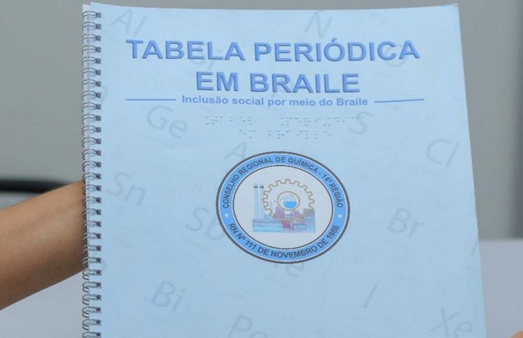 Inclusão: tabela períodica em braile será lançada em Roraima