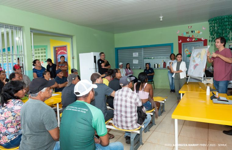 Reuniões comunitárias para revisão do Plano Diretor de Boa Vista encerram com encontros na zona rural