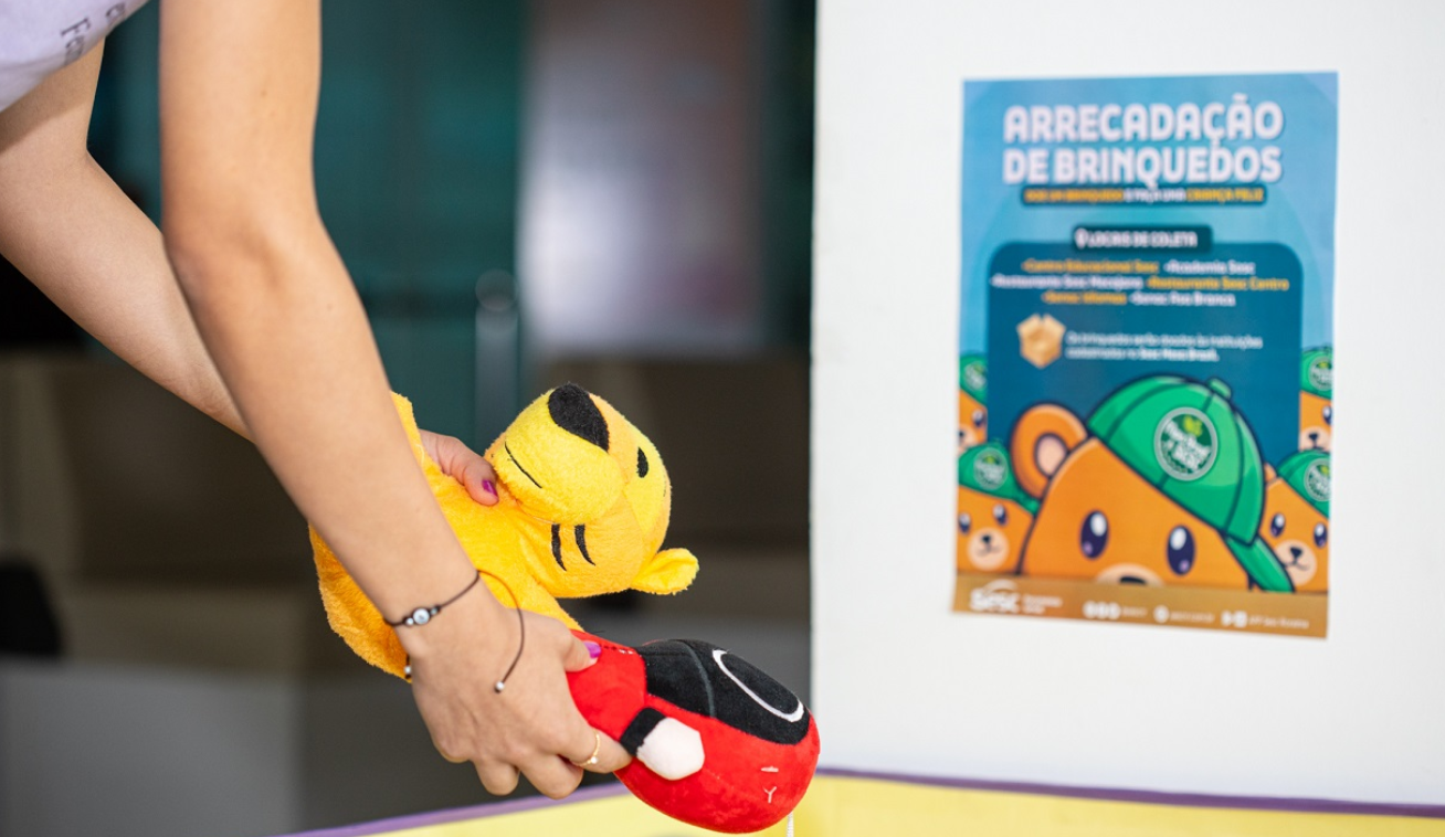 Sesc Mesa Brasil promove campanha para arrecadar brinquedos