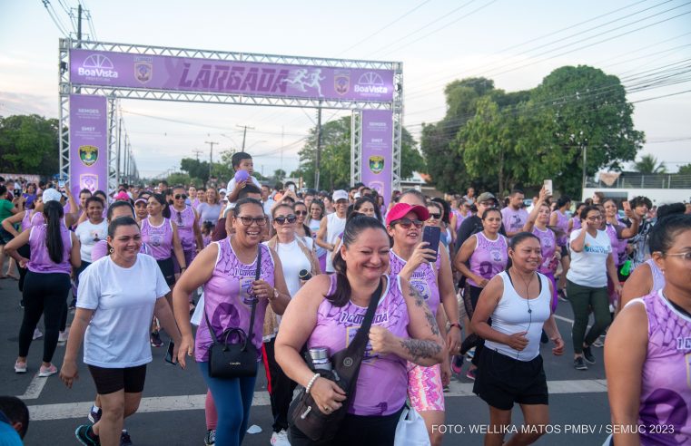 1ª Corrida Municipal Patrulha Maria da Penha reúne 3 mil pessoas em Boa Vista