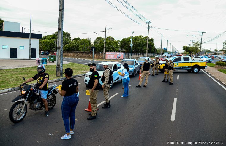 Semana Nacional do Trânsito tem blitz e ações educativas em Boa Vista