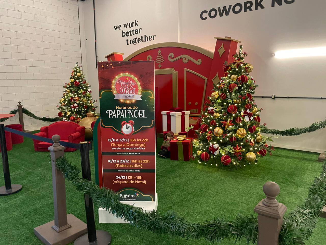 Chegada do Papai Noel no Pátio Roraima Shopping será neste domingo, dia 12