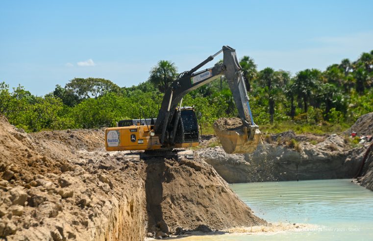 Tanques para produção de peixe estão sendo construídos na Comunidade Indígena Truaru da Cabeceira