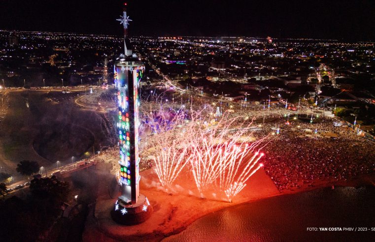 Réveillon no Parque do Rio Branco atraiu cerca de 25 mil pessoas