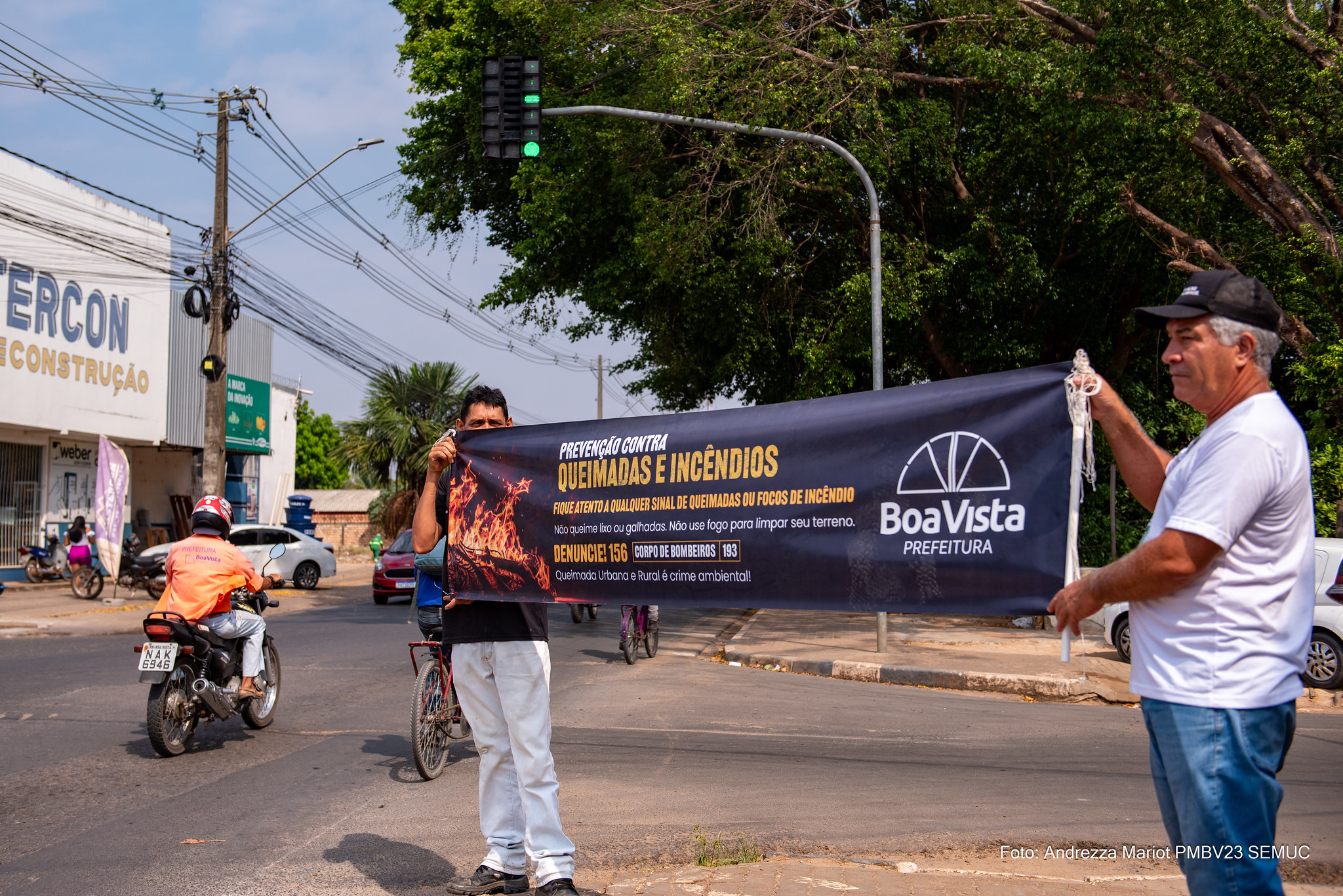 Boa Vista intensifica ações de conscientização contra queimadas em blitzes educativas