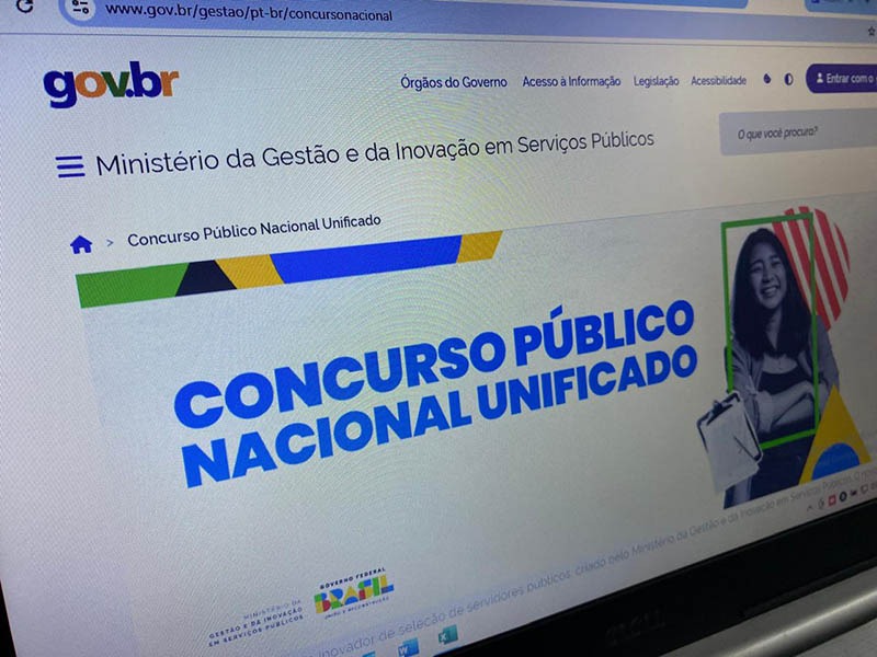 Candidatos podem se preparar gratuitamente para o Concurso Nacional Unificado