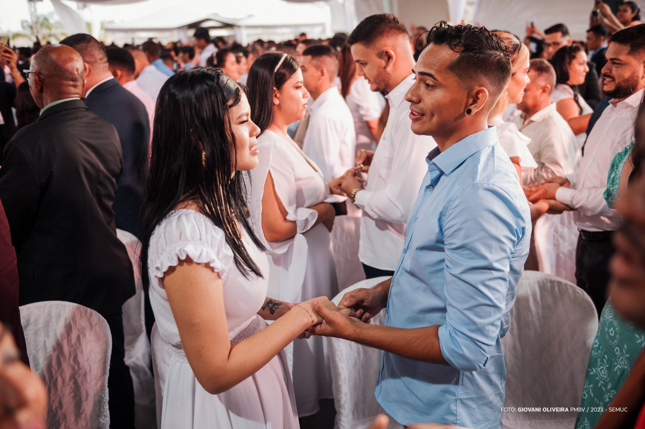 Casamento Coletivo formaliza união de 252 casais de Boa Vista