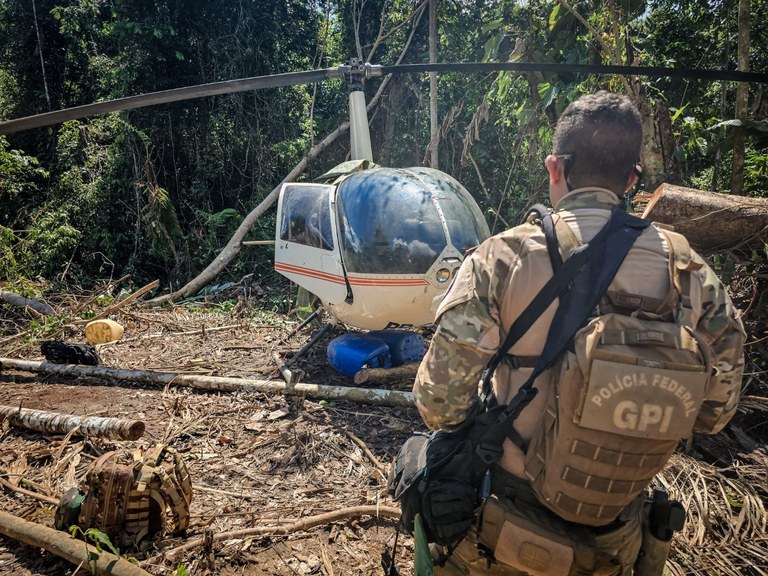 PF combate garimpo ilegal na terra indígena Yanomami