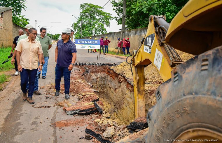 Jóquei Clube recebe obras de drenagem em pontos críticos de alagamento