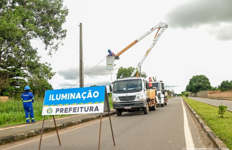 Avenida da Trabalhador, no bairro Dr. Airton Rocha, ganha iluminação de LED