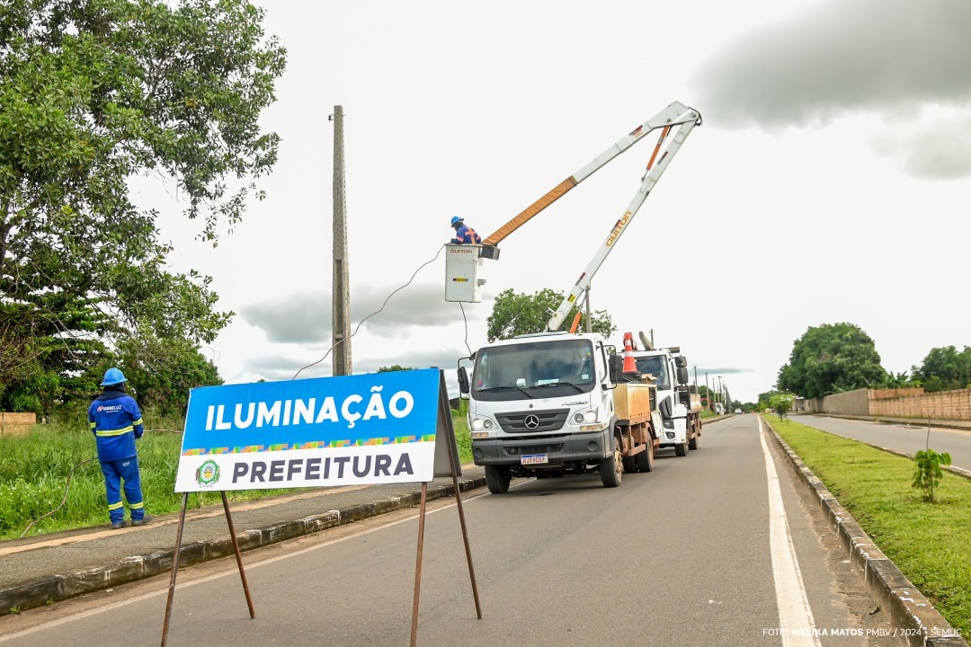 Avenida da Trabalhador, no bairro Dr. Airton Rocha, ganha iluminação de LED