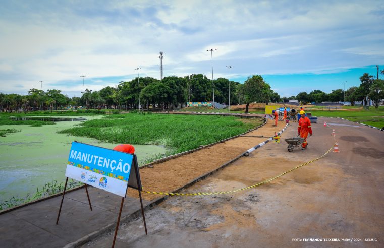 Parque Germano Augusto Sampaio passa por revitalização na estrutura