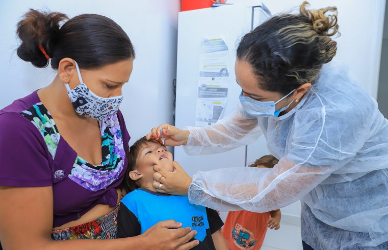 Boa Vista tem campanha de vacinação contra a paralisia infantil em 31 UBSs a partir desta segunda (10)