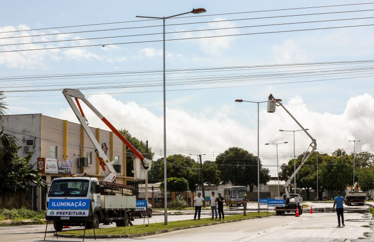 Boa Vista entra na última etapa de modernização da iluminação pública
