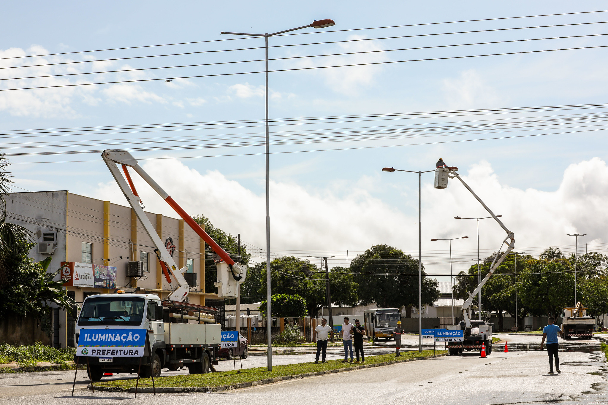 Boa Vista entra na última etapa de modernização da iluminação pública