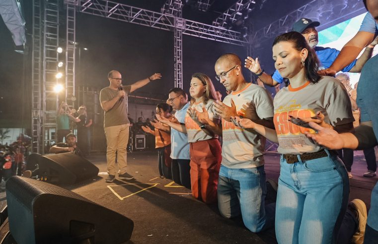 Arthur Henrique participa da Marcha para Jesus, maior evento cristão de Boa Vista