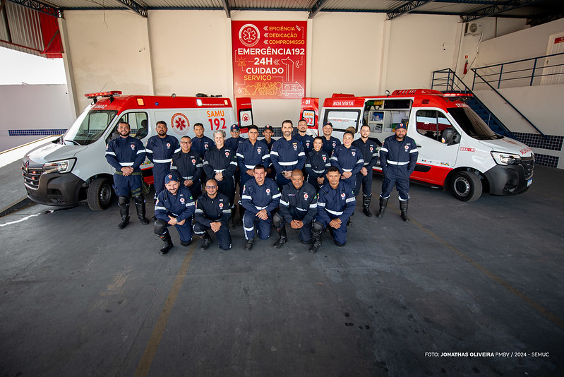 Com mais duas novas ambulâncias, Samu Boa Vista conclui renovação da frota