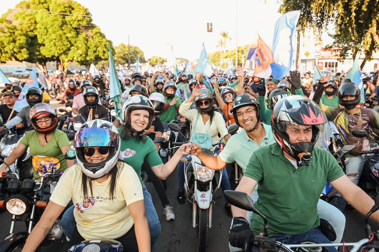 Motociata reúne milhares de pessoas em apoio a Arthur Henrique